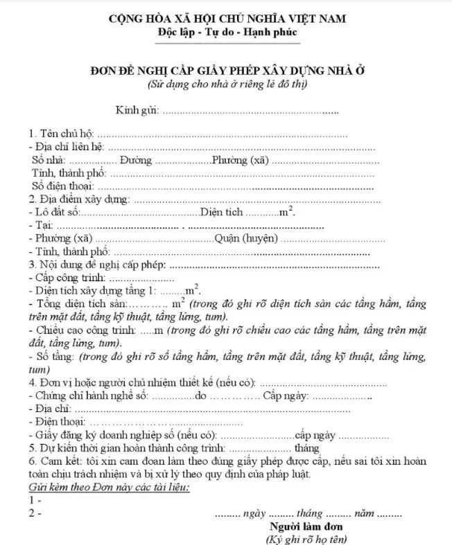 thủ tục xin phép xây dựng nhà xưởng